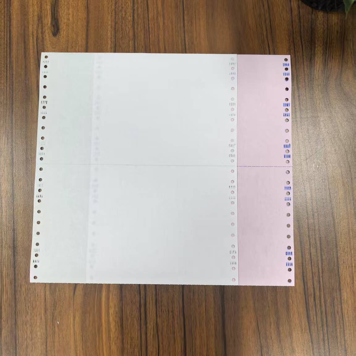 Two-way and four-way paper delivery order and delivery note