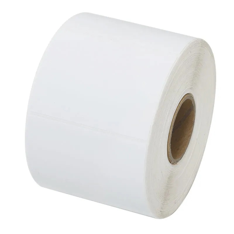 Glossy paper adhesive label printing paper
