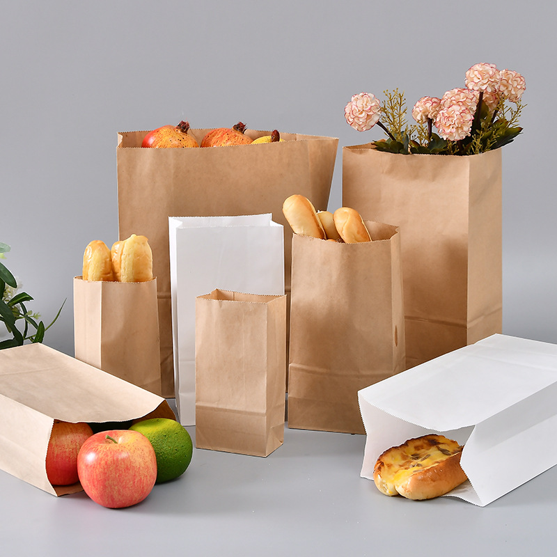 Kraft paper bag without handles