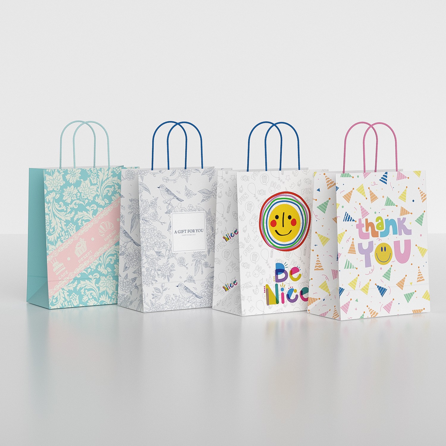 Elegant kraft paper bag